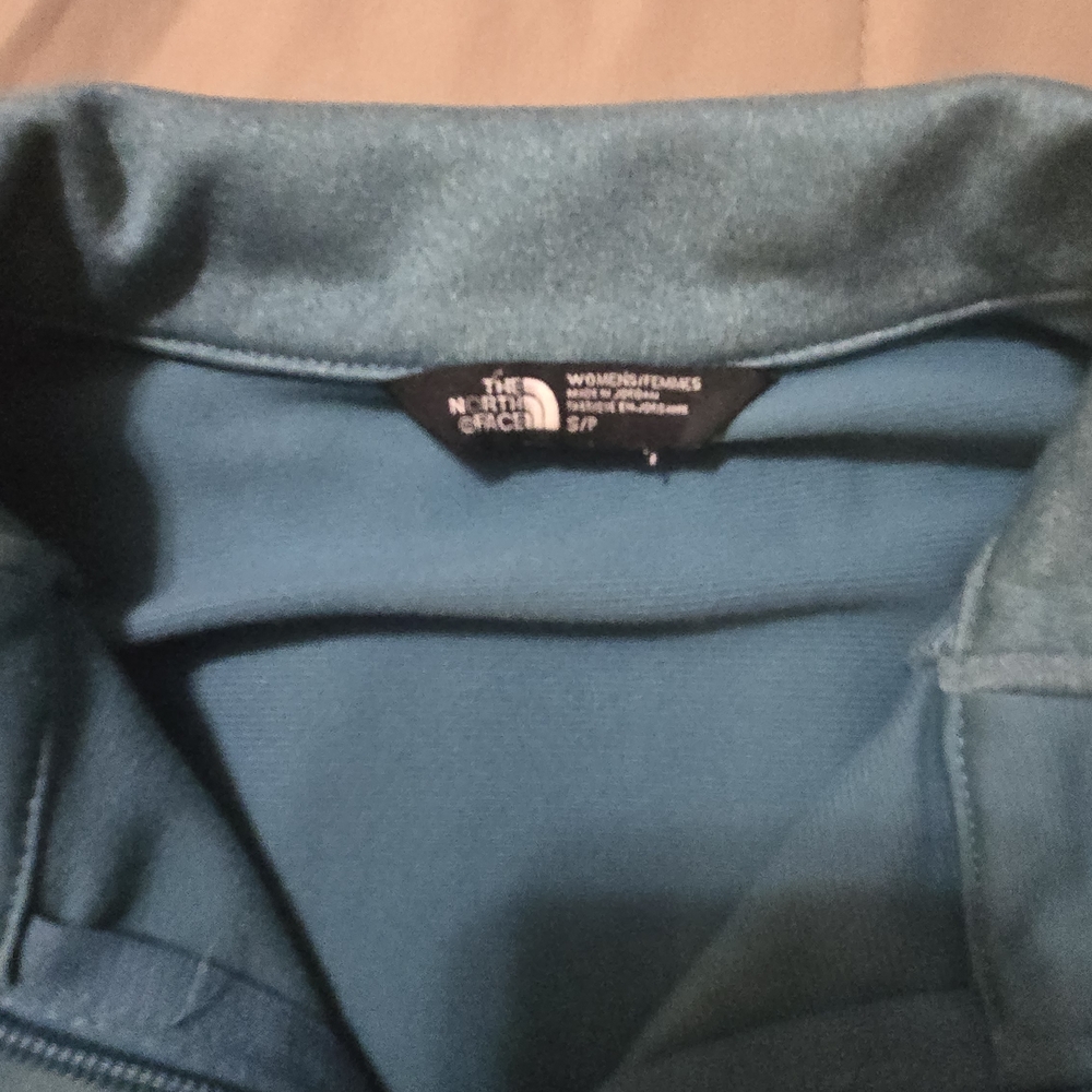 The North Face Womens Two Tone Teal Full-Zip Jacket - Picture 2 of 3